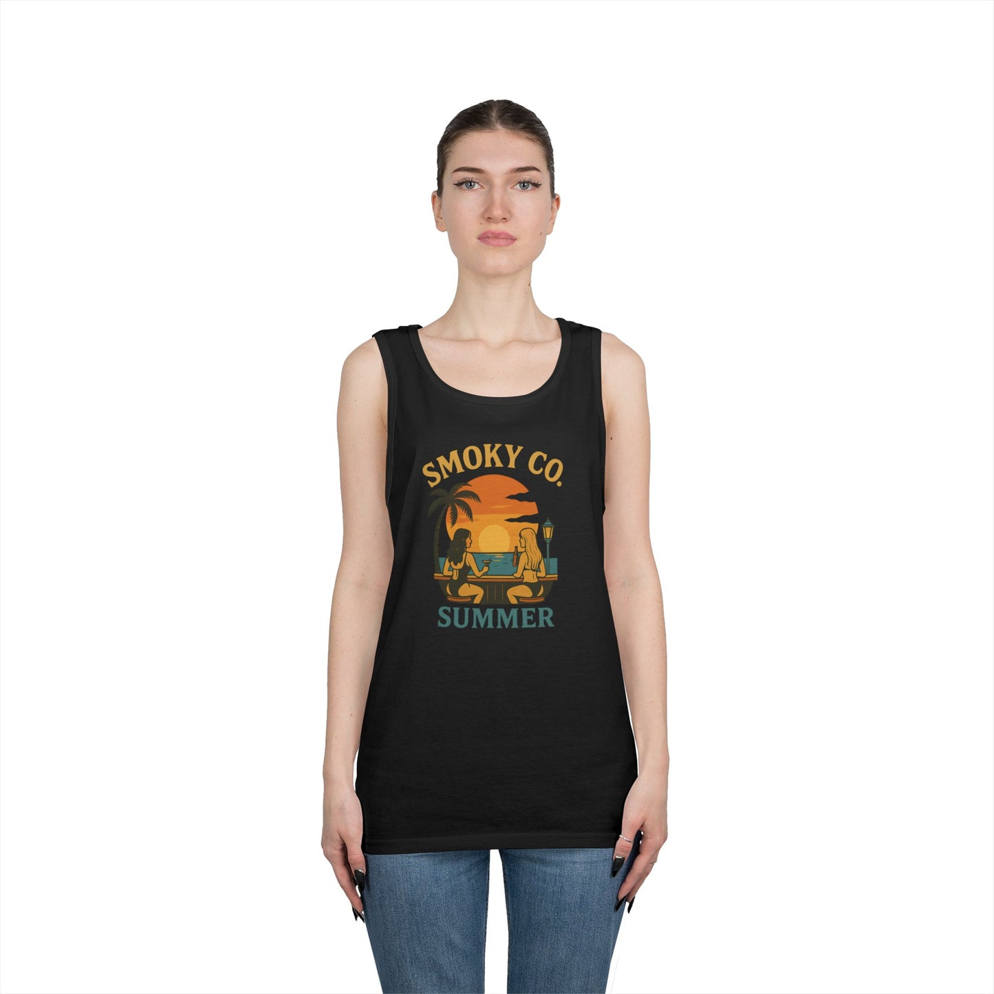 Smoky Co. Summer Unisex Heavy Cotton Tank Top