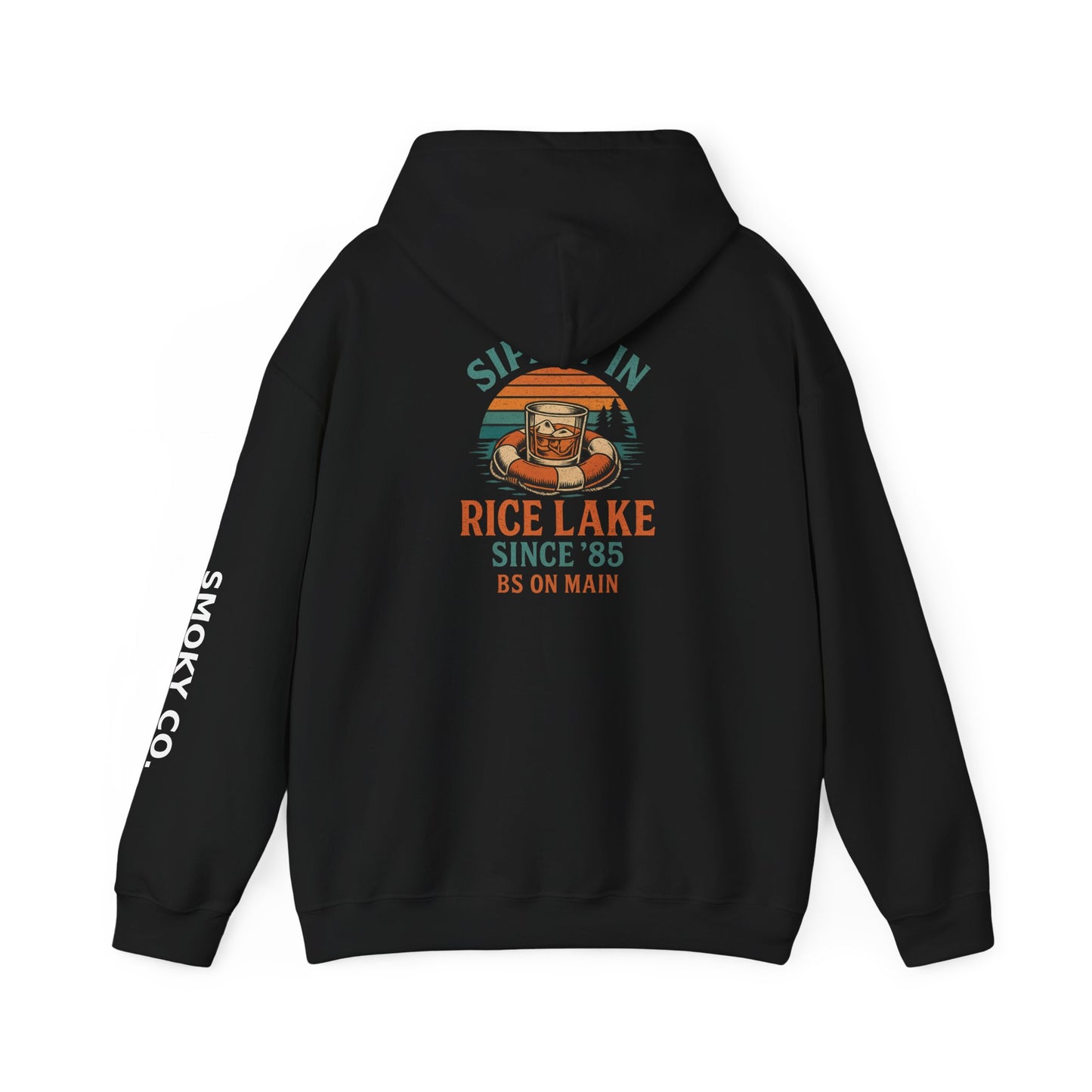 Vintage Vibe Hooded Sweatshirt - Rice Lake Since '85