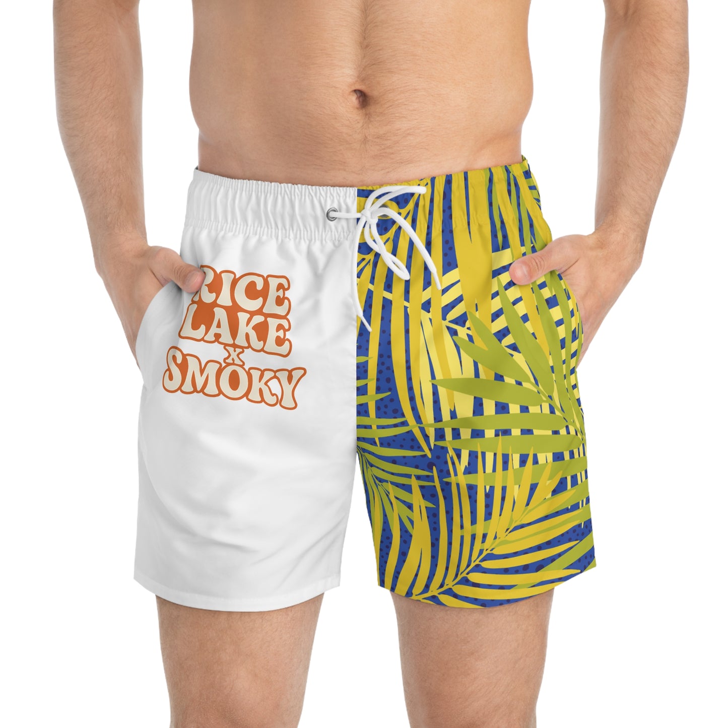 Tropical Swim Trunks - Rice Lake & Smoky Surf Design