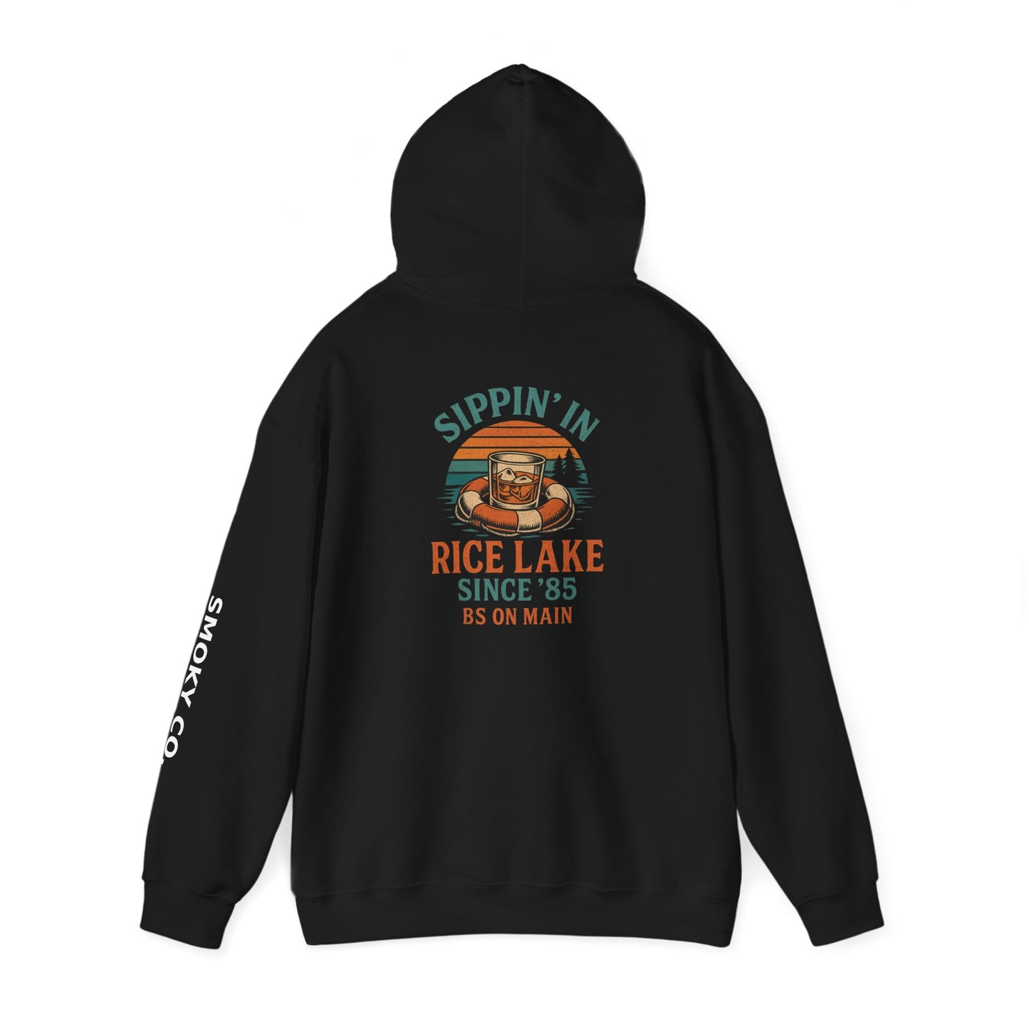 Vintage Vibe Hooded Sweatshirt - Rice Lake Since '85