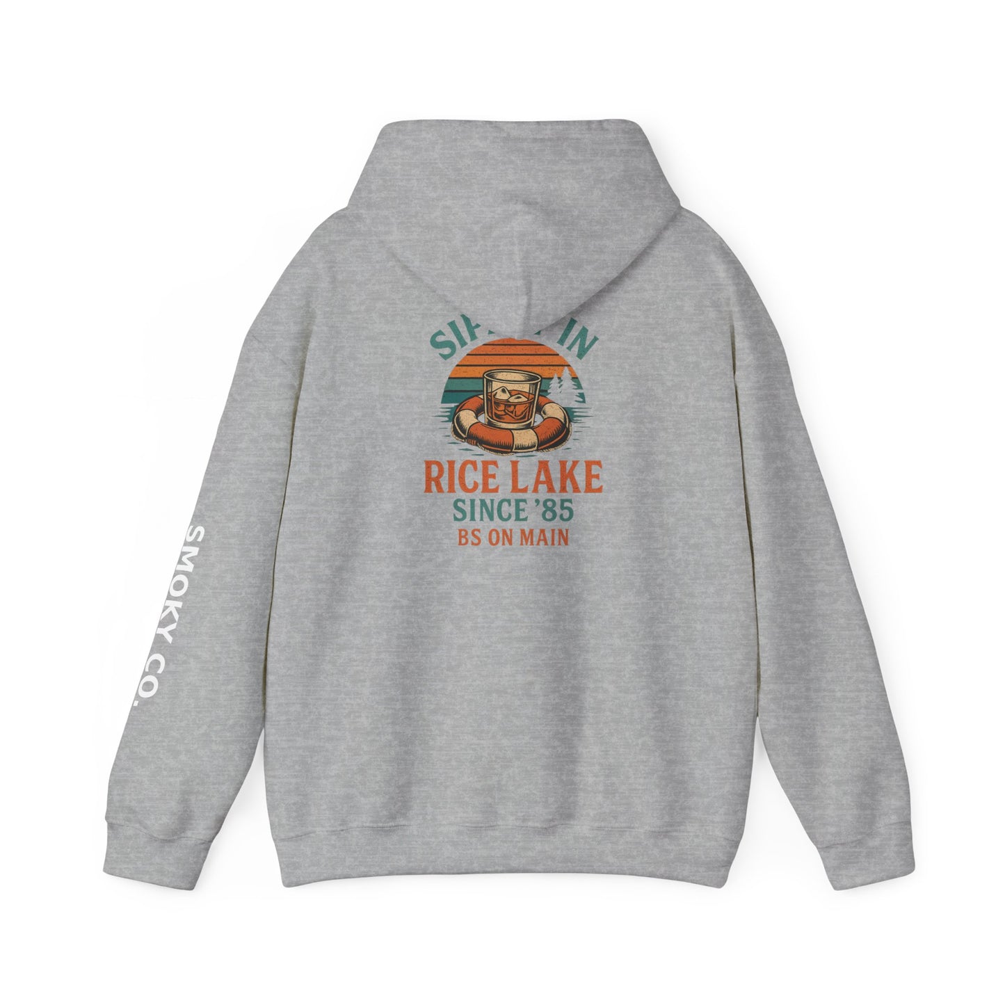 Vintage Vibe Hooded Sweatshirt - Rice Lake Since '85