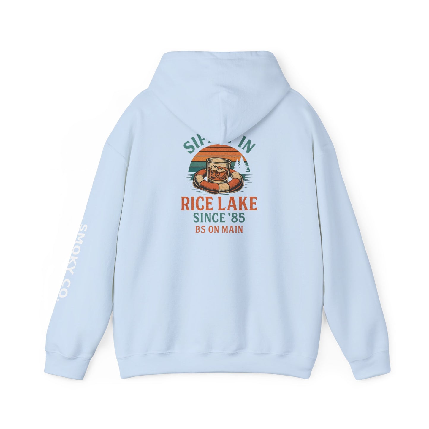 Vintage Vibe Hooded Sweatshirt - Rice Lake Since '85