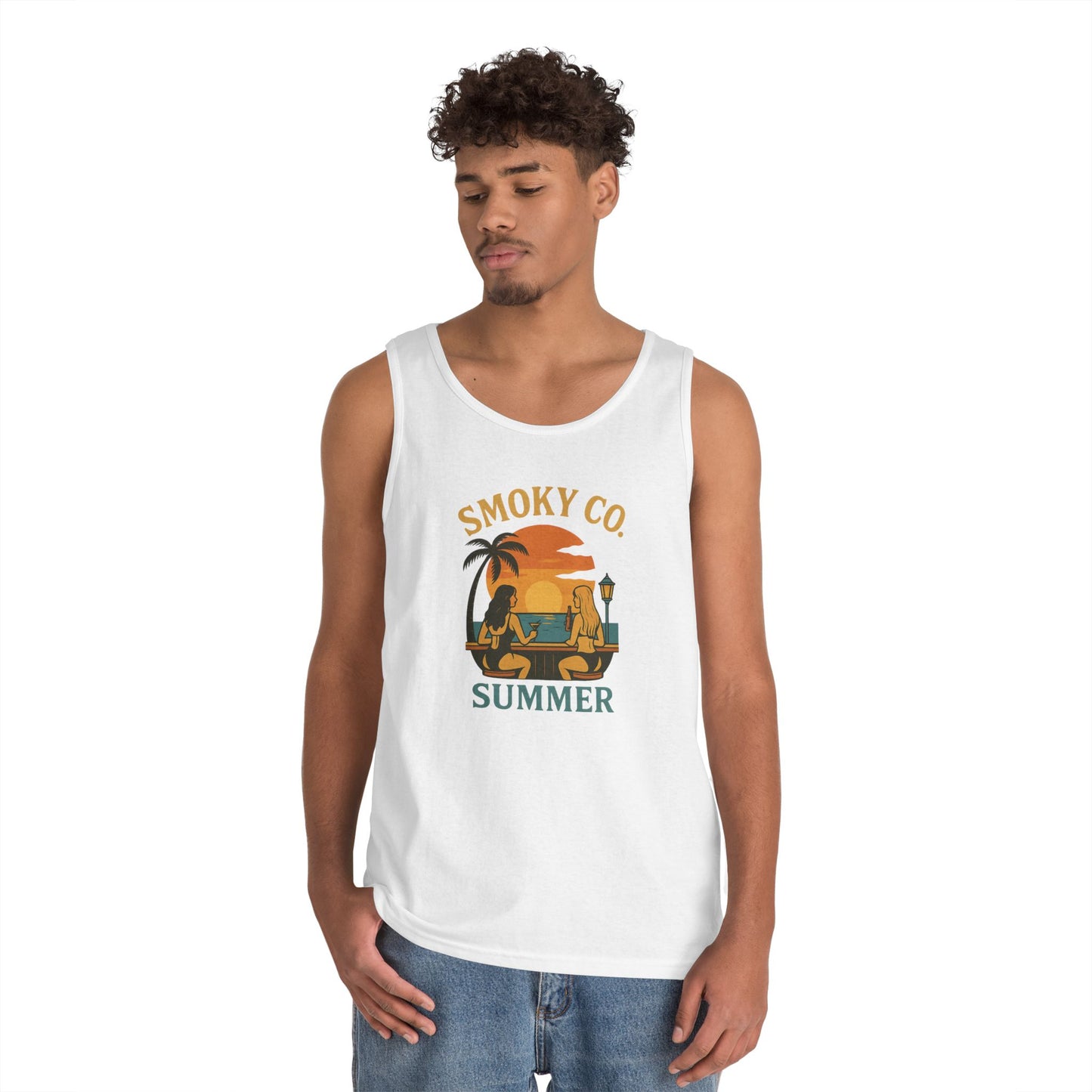 Smoky Co. Summer Unisex Heavy Cotton Tank Top