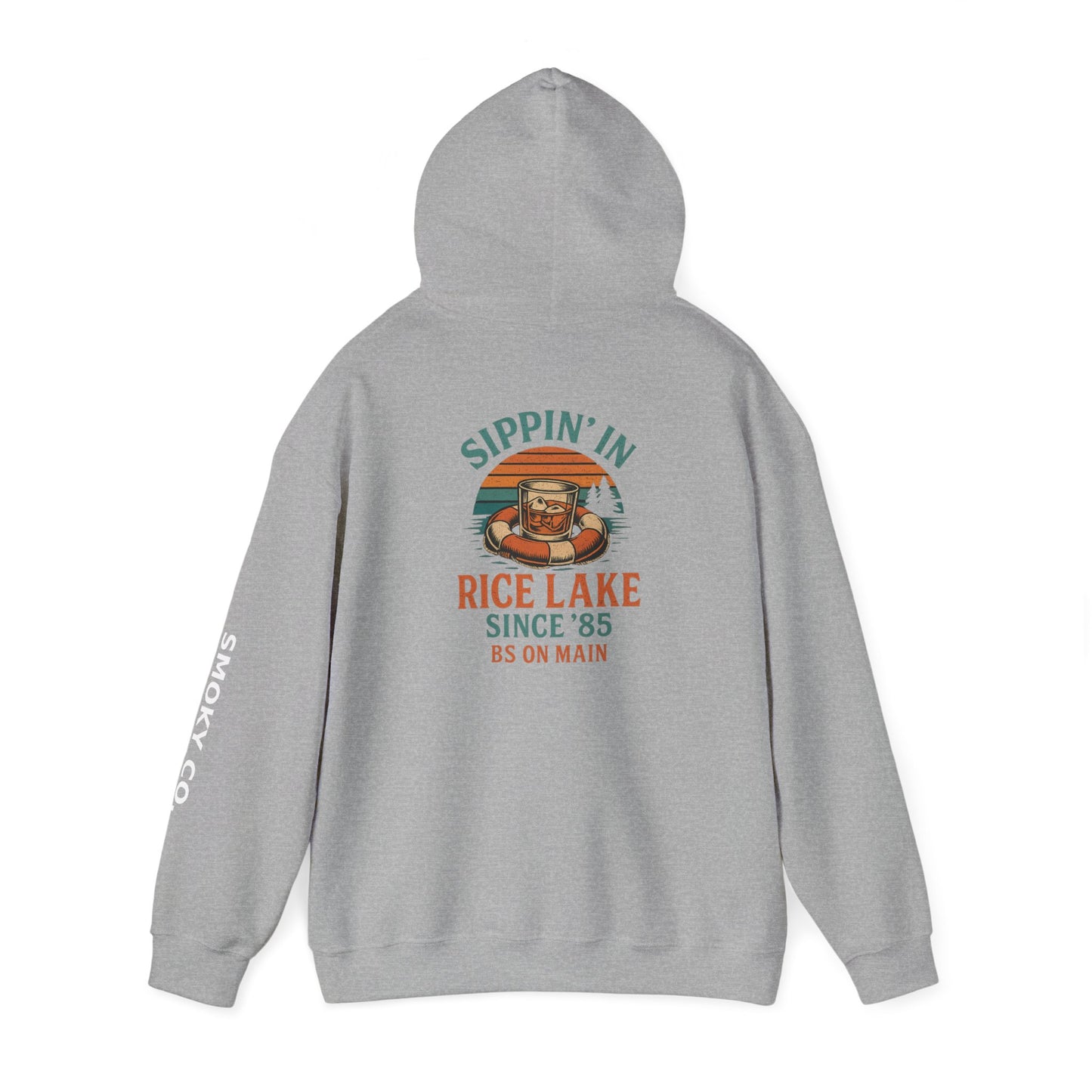 Vintage Vibe Hooded Sweatshirt - Rice Lake Since '85