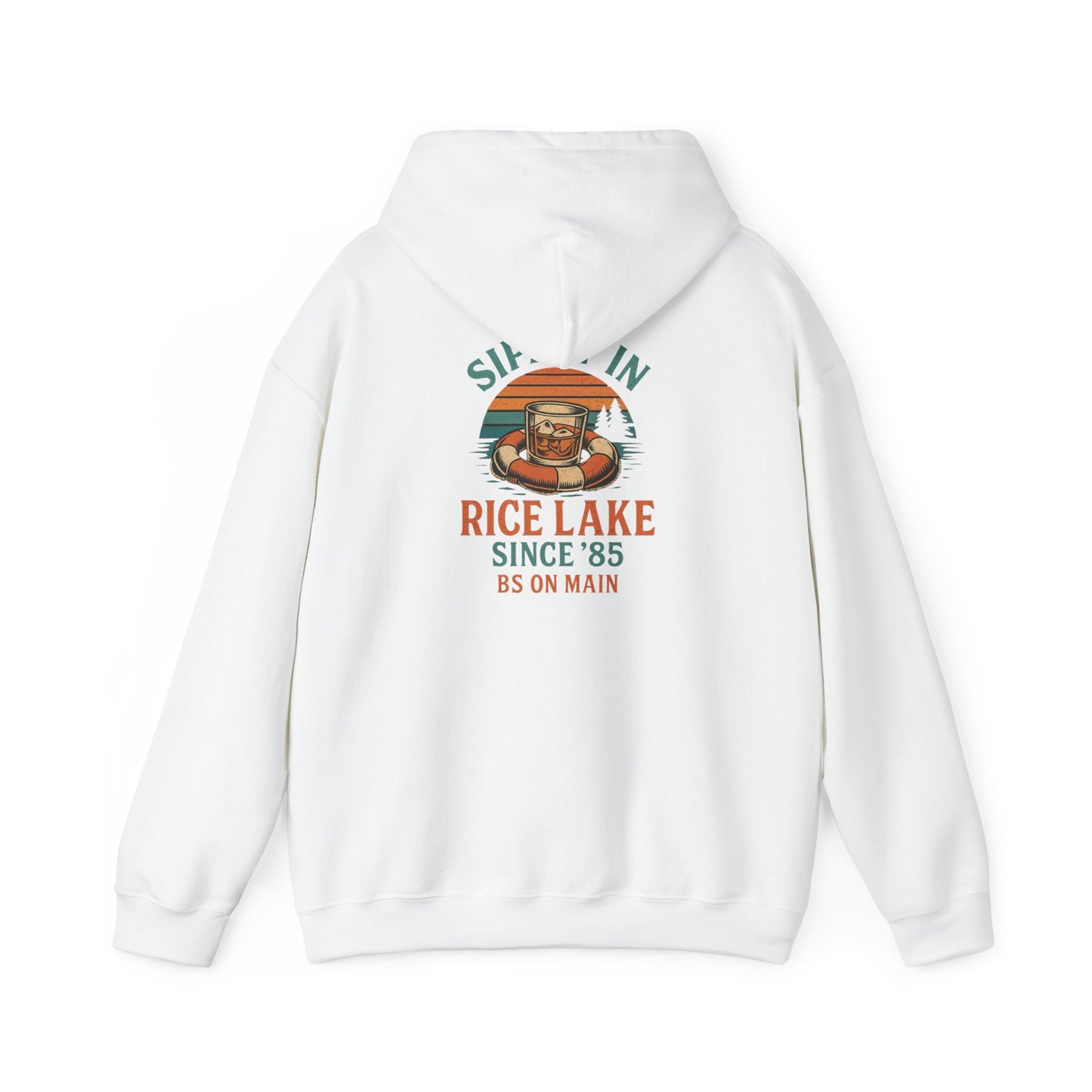 Vintage Vibe Hooded Sweatshirt - Rice Lake Since '85