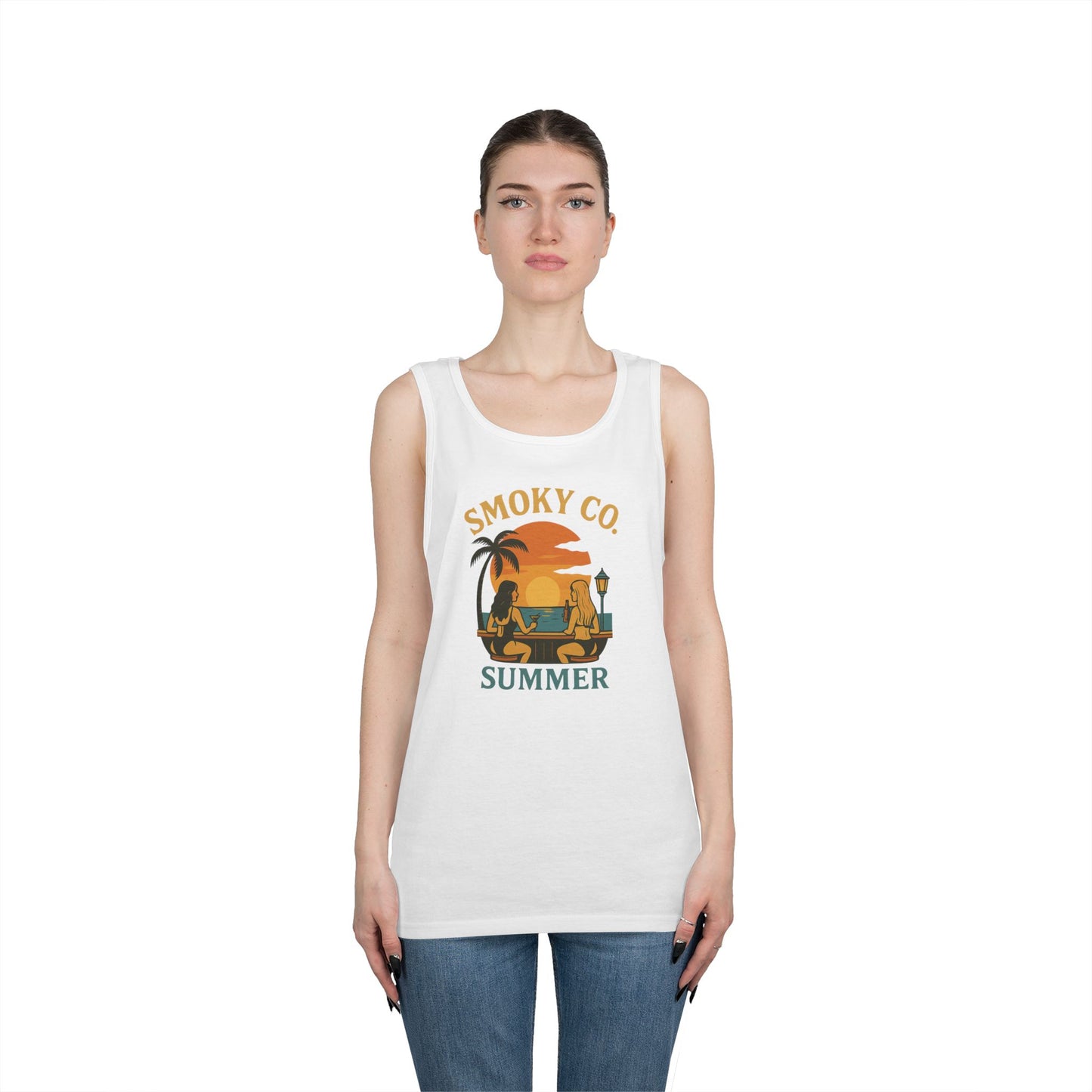 Smoky Co. Summer Unisex Heavy Cotton Tank Top