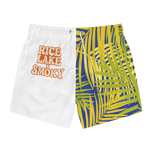 Tropical Swim Trunks - Rice Lake & Smoky Surf Design